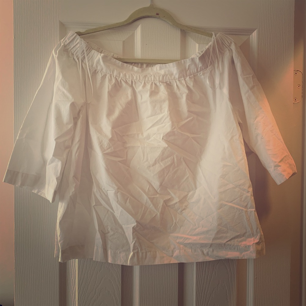 Madewell Cotton Top 3/4 Sleeve SZ L